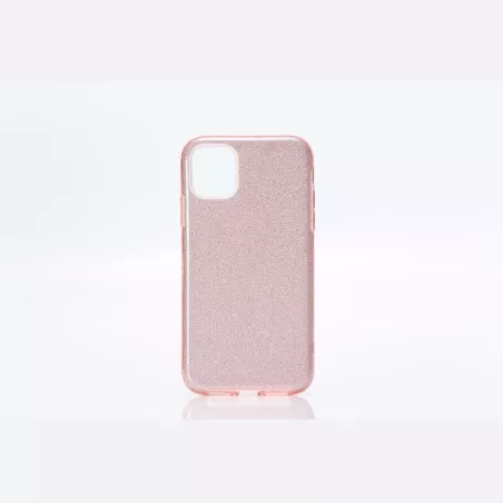 We coque de protection PAILLETTES APPLE IPHONE 11 Rose