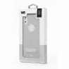 We coque de protection PAILLETTES APPLE IPHONE X Argent