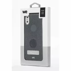 We coque de protection PAILLETTES APPLE IPHONE X Noir