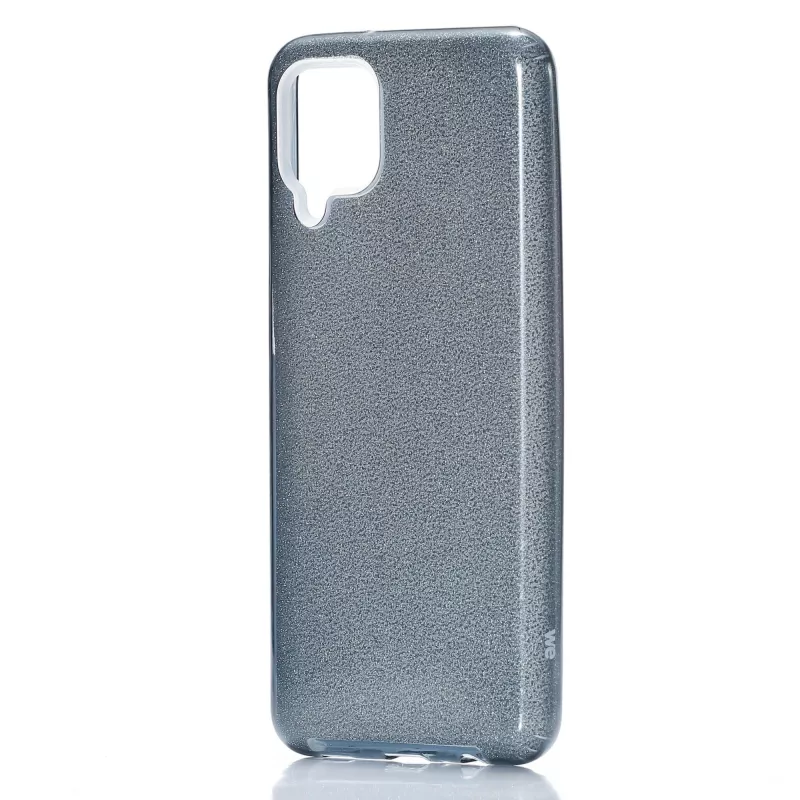 We coque de protection PAILLETTES SAMSUNG GALAXY A12 Noir