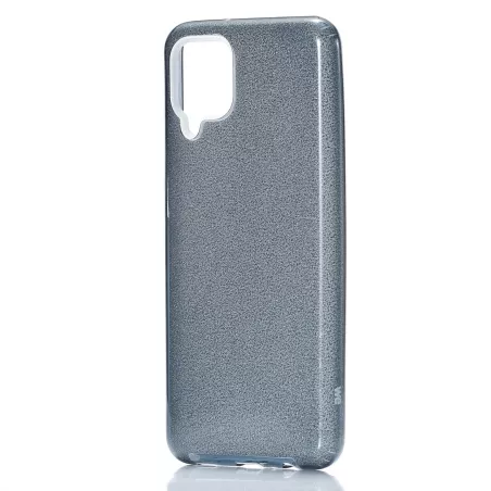 We coque de protection PAILLETTES SAMSUNG GALAXY A12 Noir
