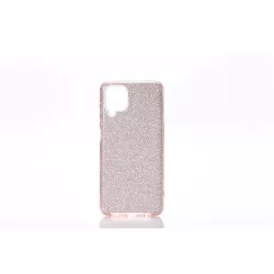 We coque de protection PAILLETTES SAMSUNG GALAXY A12 Rose