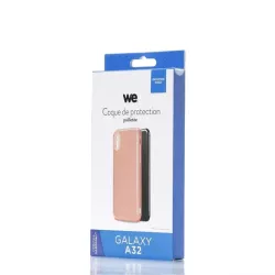 We coque de protection PAILLETTES SAMSUNG GALAXY A32 4G Rose