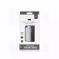 We Coque de protection RUBBER APPLE IPHONE 7 / 8 / SE 2020 Bleu