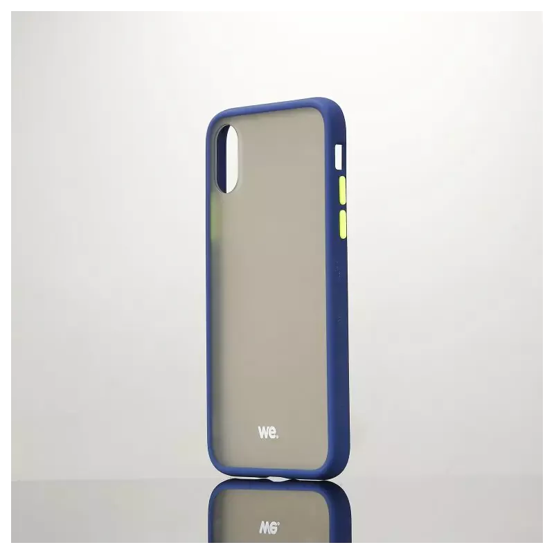 We Coque de protection RUBBER APPLE IPHONE X / XS Bleu