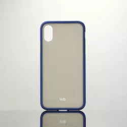 We Coque de protection RUBBER APPLE IPHONE X / XS Bleu