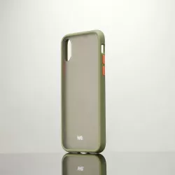We Coque de protection RUBBER APPLE IPHONE X / XS Kaki