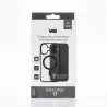 We Coque de protection RUBBER APPLE IPHONE 17 - Dos transparentcontour mat noir - Compatible MAGSAFE