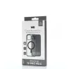 We Coque de protection RUBBER APPLE IPHONE 12 PRO MAX - Dos transparentcontour mat noir - Compatible MAGSAFE
