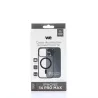 We Coque de protection RUBBER APPLE IPHONE 14 PRO MAX - Dos transparentcontour mat noir - Compatible MAGSAFE