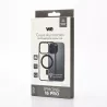 We Coque de protection RUBBER APPLE IPHONE 16 PRO - Dos transparentcontour mat noir - Compatible MAGSAFE