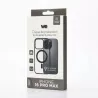 We Coque de protection RUBBER APPLE IPHONE 16 PRO MAX - Dos transparentcontour mat noir - Compatible MAGSAFE
