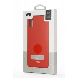 We Coque de protection SILICONE RIGIDE APPLE IPHONE XR Rouge