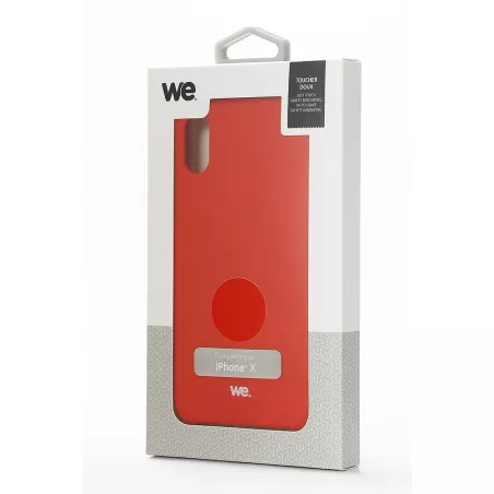 We Coque de protection SILICONE RIGIDE APPLE IPHONE XR Rouge
