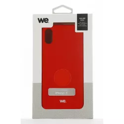 We Coque de protection SILICONE RIGIDE APPLE IPHONE XR Rouge
