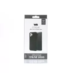 We Coque de protection SILICONE APPLE IPHONE 7 / 8 / SE 2020 Noir