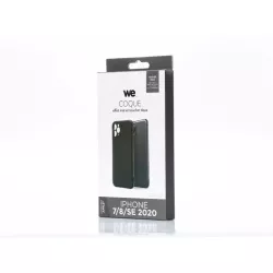 We Coque de protection SILICONE APPLE IPHONE 7 / 8 / SE 2020 Noir