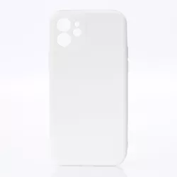 We Coque de protection SILICONE APPLE IPHONE 12 Blanc