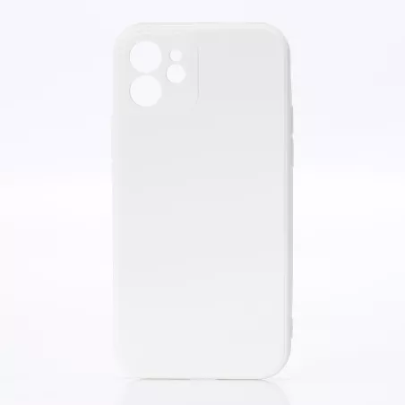 We Coque de protection SILICONE APPLE IPHONE 12 Blanc