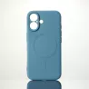 We coque de protection SILICONE APPLE IPHONE 16 Bleu - Compatible MAGSAFE