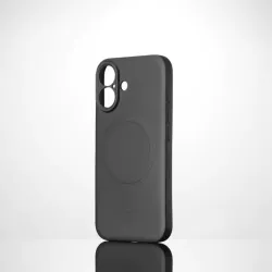 We coque de protection SILICONE APPLE IPHONE 16 PLUS Noir - Compatible MAGSAFE