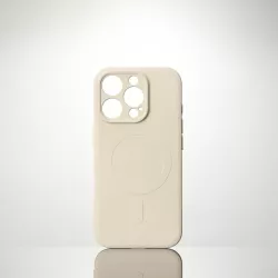 We coque de protection SILICONE APPLE IPHONE 16 PRO Blanc vintage - Compatible MAGSAFE