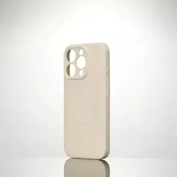 We coque de protection SILICONE APPLE IPHONE 16 PRO Blanc vintage - Compatible MAGSAFE