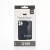 We coque de protection SILICONE APPLE IPHONE 16 PRO Noir - Compatible MAGSAFE