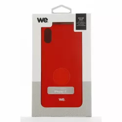 We Coque de protection SILICONE APPLE IPHONE X Rouge