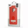 We Coque de protection SILICONE RIGIDE SAMSUNG GALAXY S9 Rouge: Matière silicone - effet mat toucher doux rigide