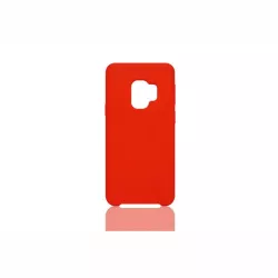 We Coque de protection SILICONE RIGIDE SAMSUNG GALAXY S9 Rouge: Matière silicone - effet mat toucher doux rigide