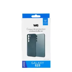 We Coque de protection SILICONE SAMSUNG GALAXY S23 noir