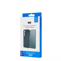 We Coque de protection SILICONE SAMSUNG GALAXY S23 noir