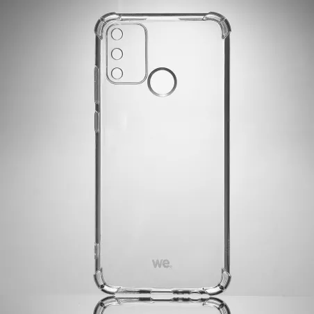 WE Coque de protection TPU HONOR 9A Transparent: Anti-chocs - ultra résistant semi-rigide - apparence du téléphone conservée