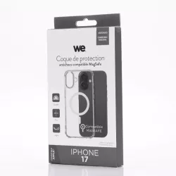WE Coque de protection MAGSAFE IPHONE 17 Transparent - Antichocs