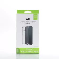 WE Coque de protection TPU MOTOROLA MOTO E20 / E30 / E40 Transparent