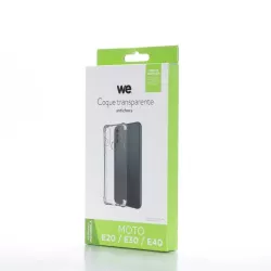 WE Coque de protection TPU MOTOROLA MOTO E20 / E30 / E40 Transparent
