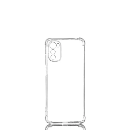 WE Coque de protection TPU MOTOROLA E32 Transparent: Anti-chocs - ultra résistant semi-rigide - apparence du téléphone conservée