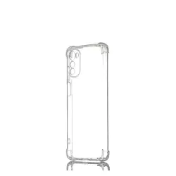 WE Coque de protection TPU MOTOROLA E32 Transparent: Anti-chocs - ultra résistant semi-rigide - apparence du téléphone conservée