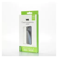 WE Coque de protection TPU MOTOROLA E32 Transparent: Anti-chocs - ultra résistant semi-rigide - apparence du téléphone conservée