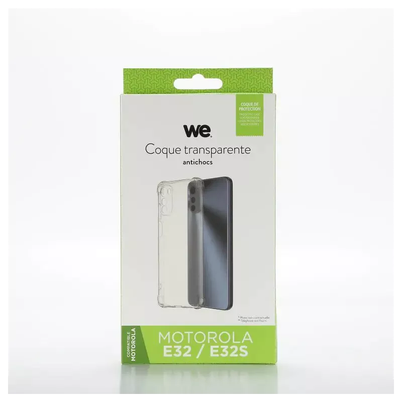WE Coque de protection TPU MOTOROLA MOTO E32 / E32S Transparent