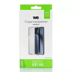 WE Coque de protection TPU MOTOROLA MOTO G51 Transparent