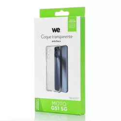 WE Coque de protection TPU MOTOROLA MOTO G51 Transparent