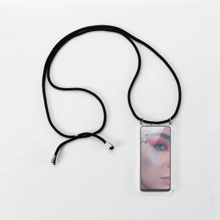We coque de protection AVEC TOUR DE COU APPLE IPHONE 6/7/8/SE 2020 Noir