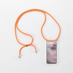 We coque de protection AVEC TOUR DE COU APPLE IPHONE 6/7/8/SE 2020 Orange