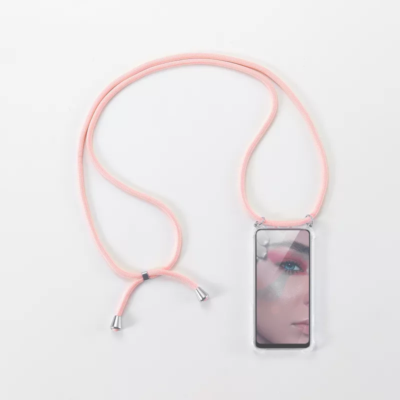 We coque de protection AVEC TOUR DE COU APPLE IPHONE 6/7/8/SE 2020 Rose