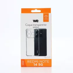 WE Coque de protection TPU XIAOMI REDMI NOTE 14 5G Transparent