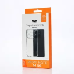 WE Coque de protection TPU XIAOMI REDMI NOTE 14 5G Transparent