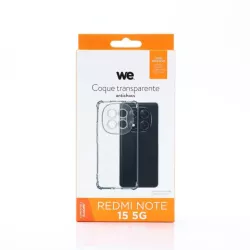 WE Coque de protection TPU XIAOMI REDMI NOTE 15 4G/5G Transparent