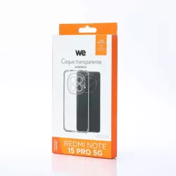 WE Coque de protection TPU XIAOMI REDMI NOTE 15 PRO 5G Transparent